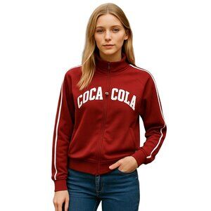 NEW Coca-Cola Cropped Full Zip Jacket - XXL